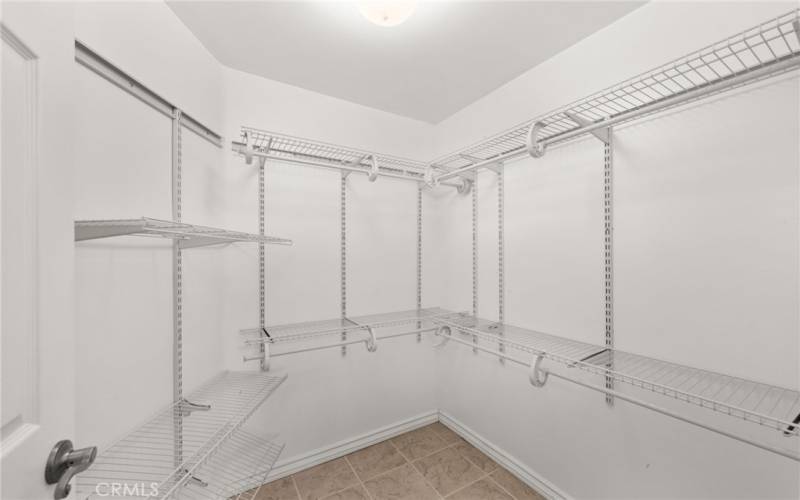 Primary Walk-in Closet