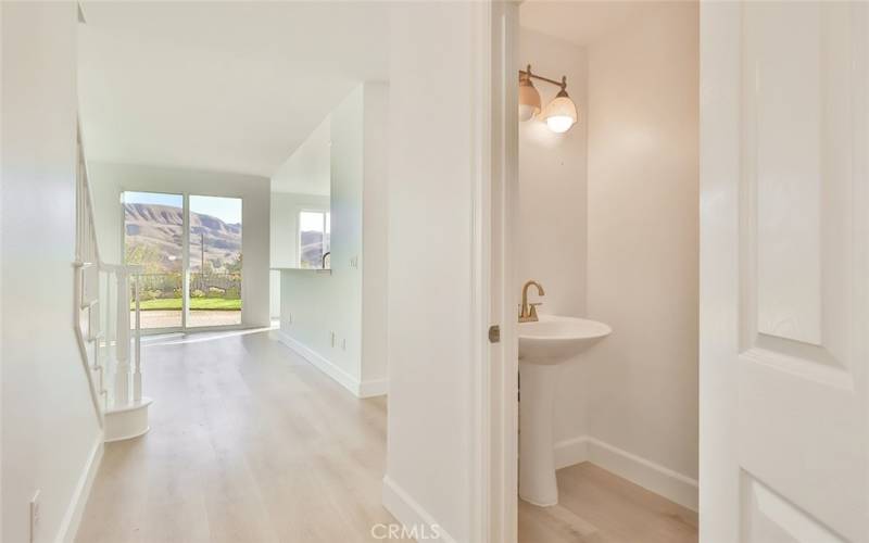 downstairs bath/powder room