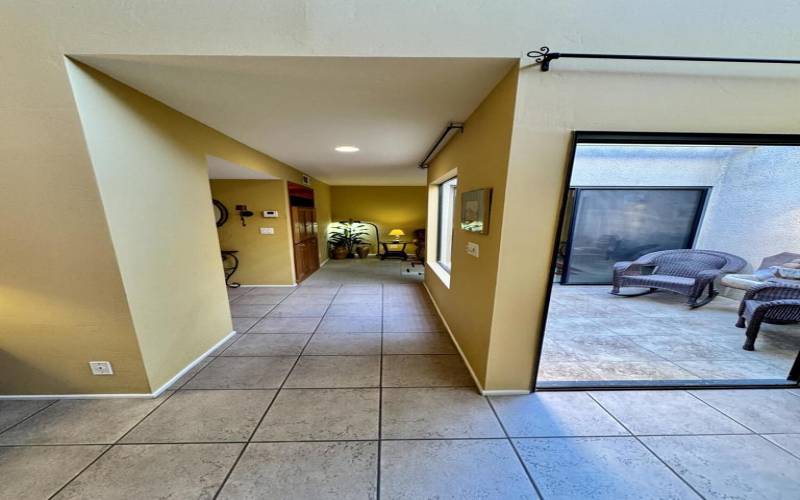 Hallway to Bedrooms and TV Room