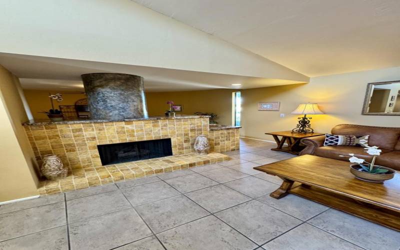 Fireplace in Family Room