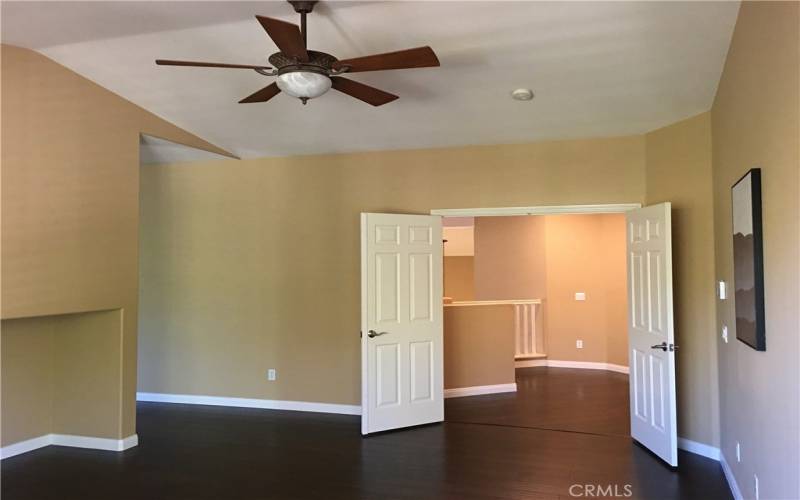 Entry to the master bedroom suite