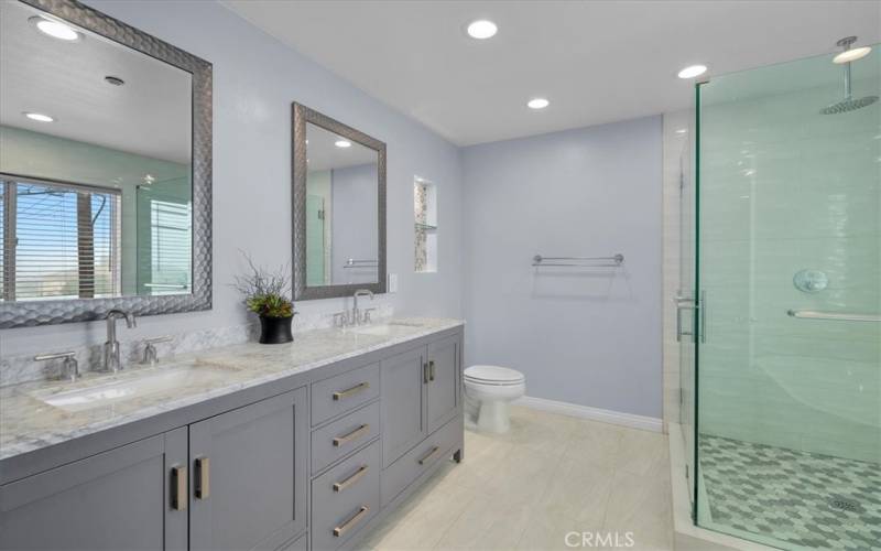 Gorgeous primary bathroom