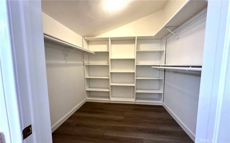 Master Walk-in Closet