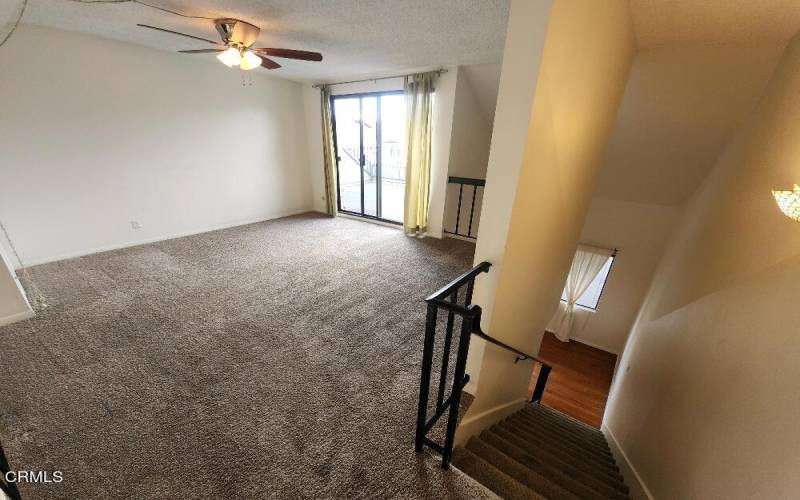 Loft to balcony and staircase