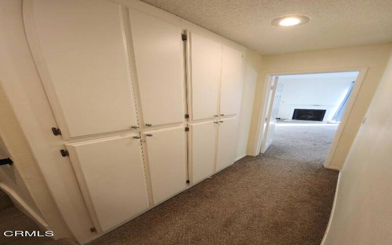 Linen Cabinets hallway