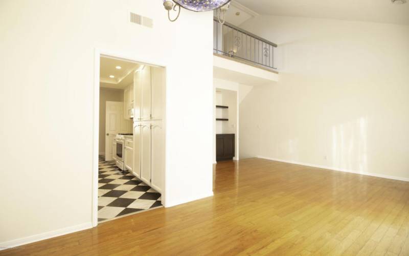 Living Room with Kitchen