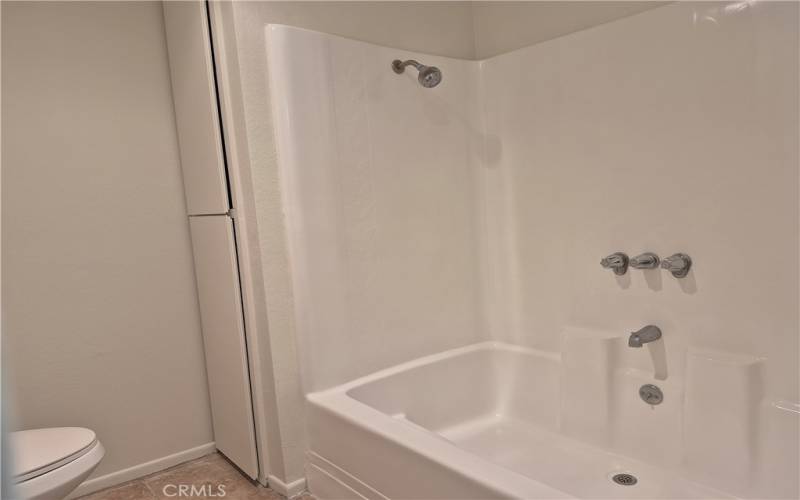 Primary bathroom tub/shower