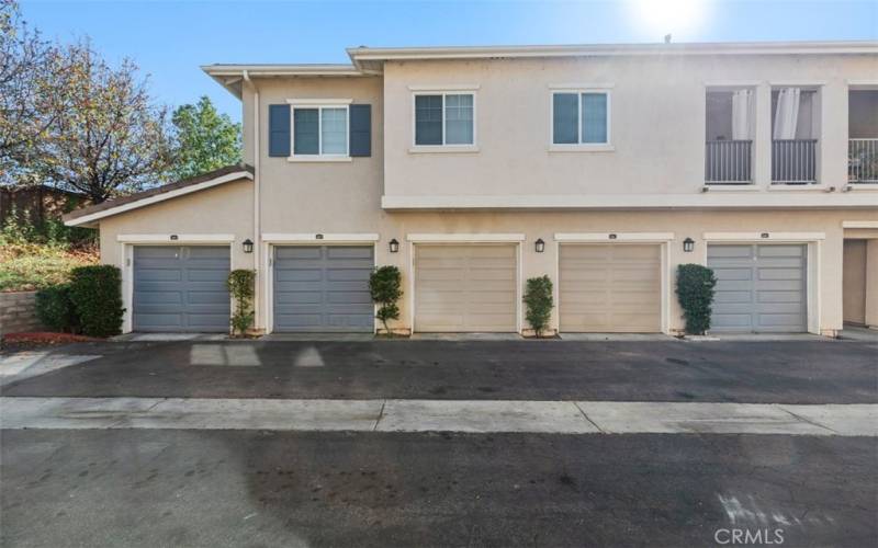 Easy access to the garage through a private walk-way to provide convenience for you