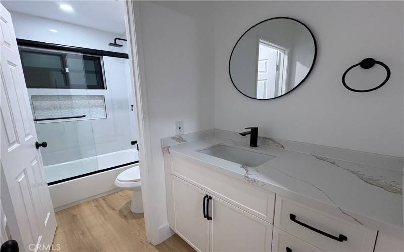 Hall Bathroom Tub and Shower