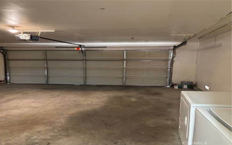 Garage with laundry