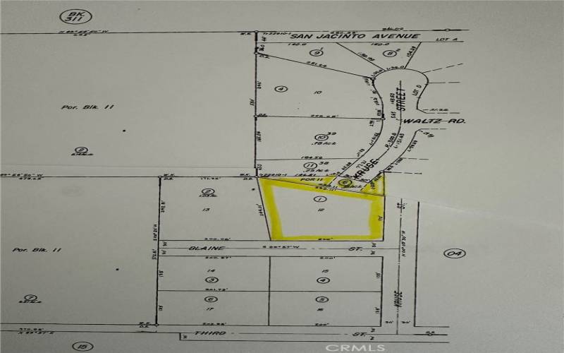 Assessor map to help locate.