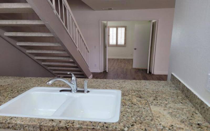 Kitchen View to 3rd Bedroom - Den