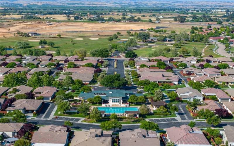 Aerial Clubhouse View