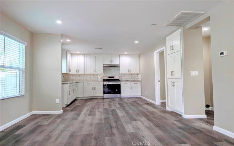 Kitchen / Open Concept Space - Bedroom to the Right