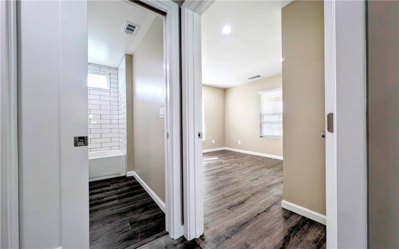 Bathroom and Front Bedroom