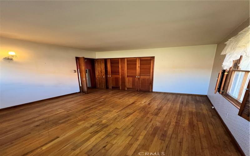 Original hardwood floors in bedrooms