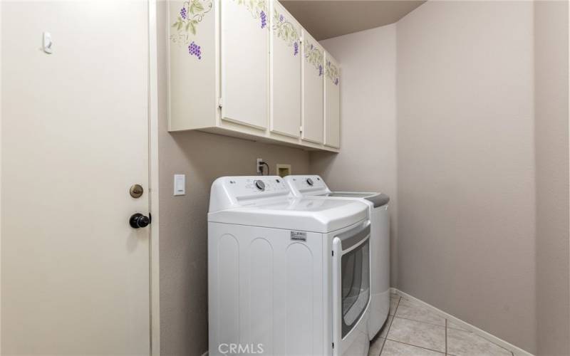 Inside laundry room