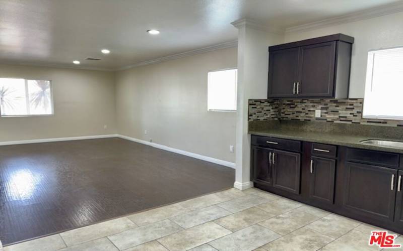 Living Room and Kitchen