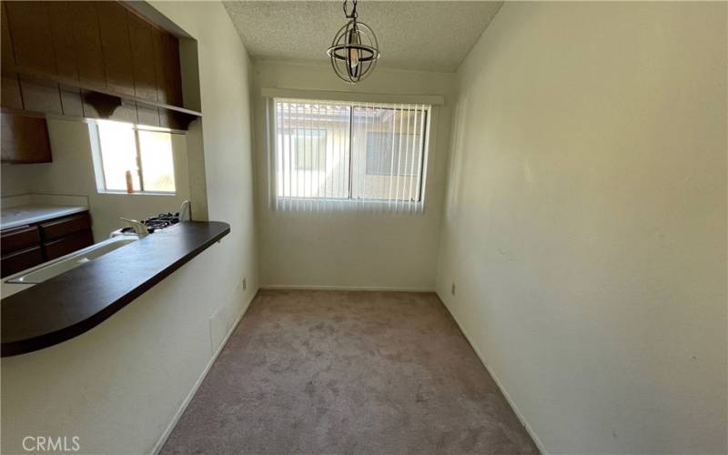 Top floor dining area.