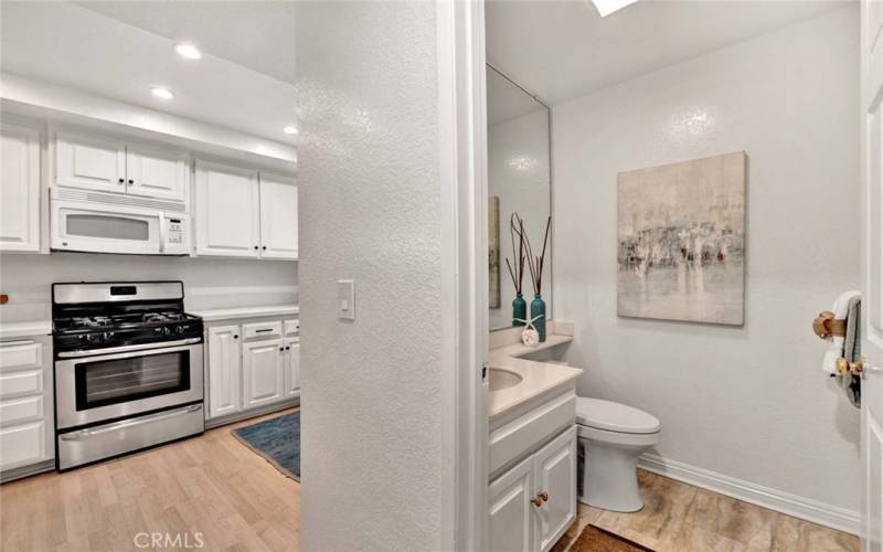 Kitchen/guest bath