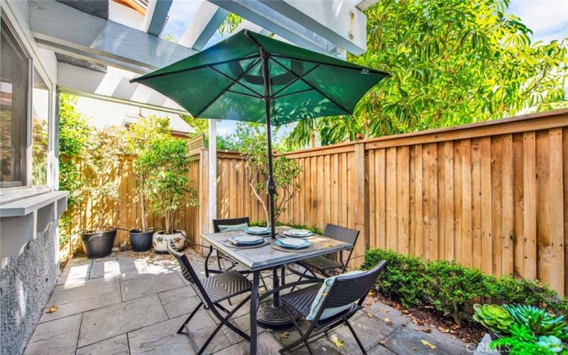 Kitchen patio