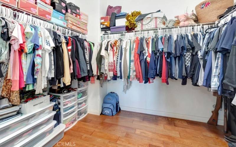 Huge walk-in closet