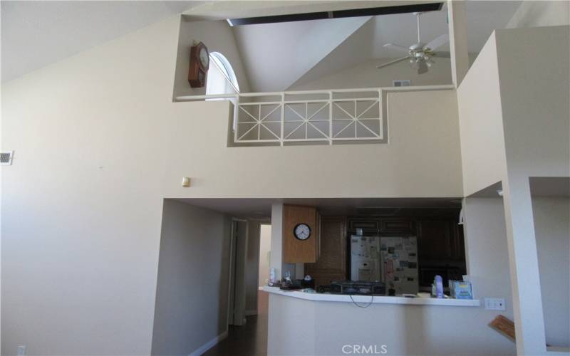 Loft above the kitchen