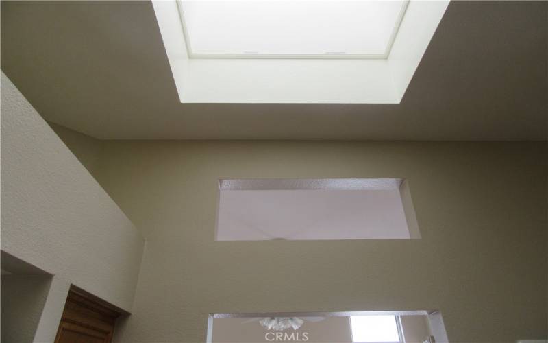 Skylight in primary bathroom