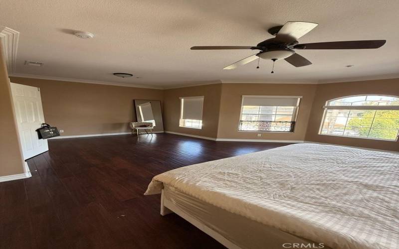 Master bedroom retreat area