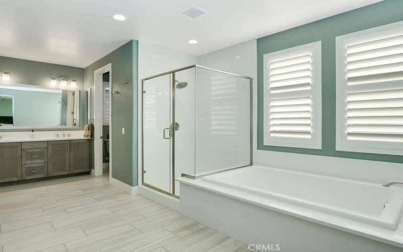 Luxury primary bath suite