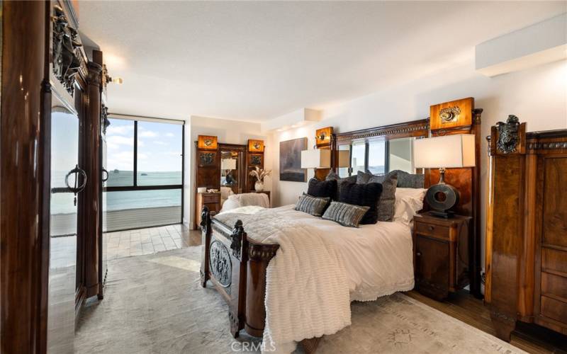 Primary bedroom with ocean views from your bed