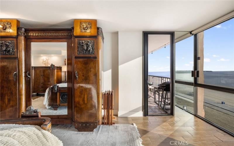 Primary bedroom with ocean views from your bed