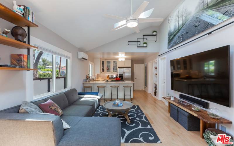 High Vaulted Ceilings with Skylights