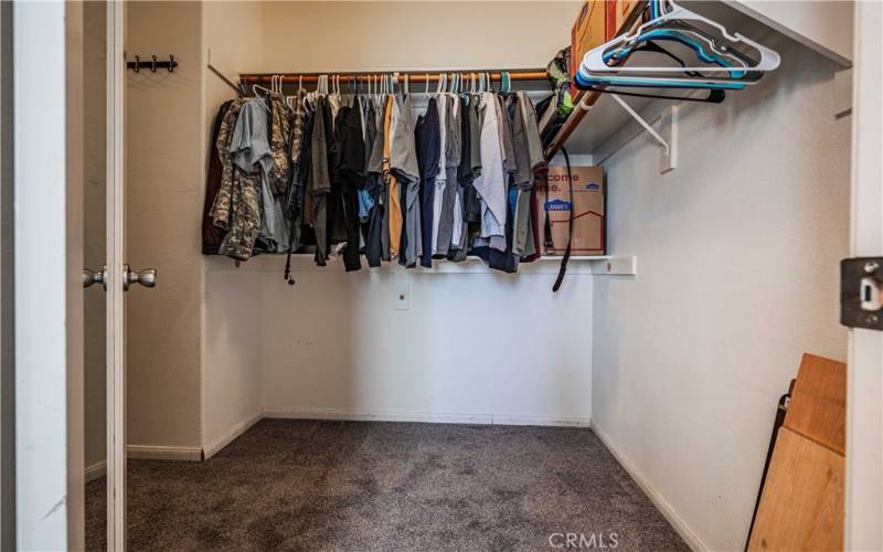 Massive primary closet