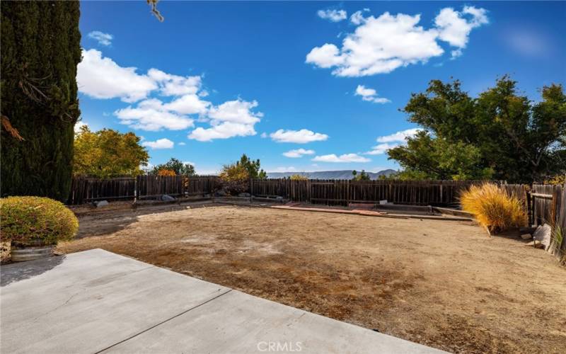 elevated lot with view