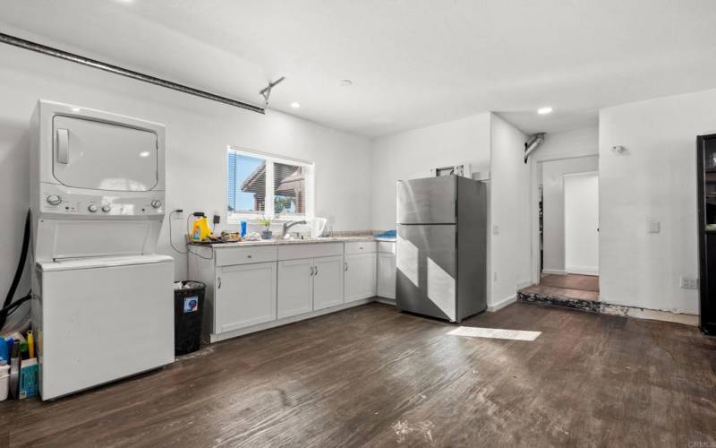 Garage conversion kitchen area