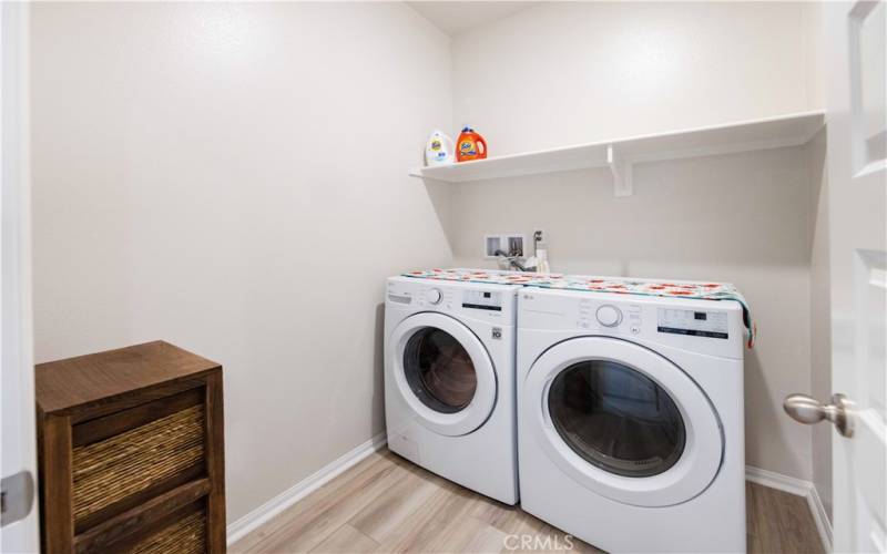 2nd story laundry room