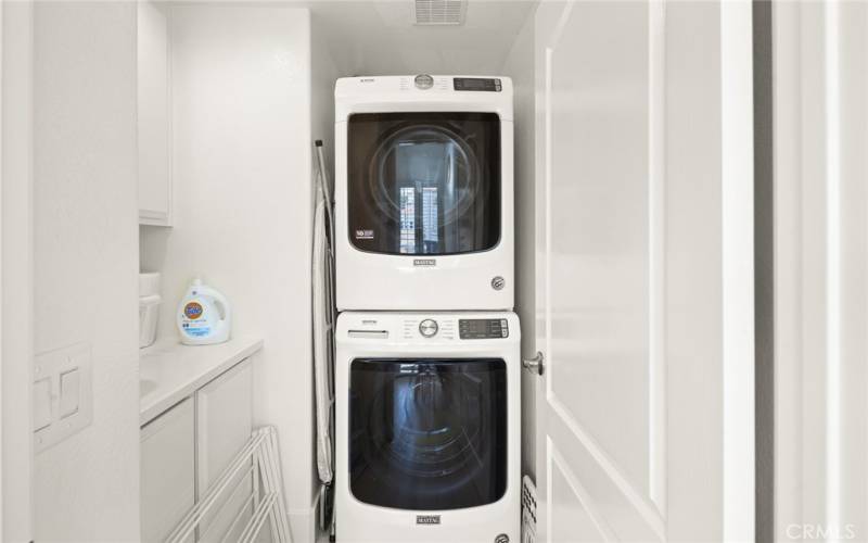 Private laundry room.