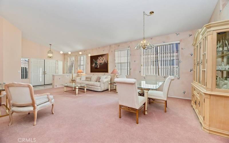 Dining Room and Living Room