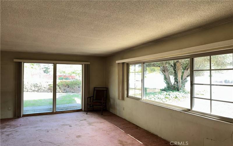 Family Room view to Outside