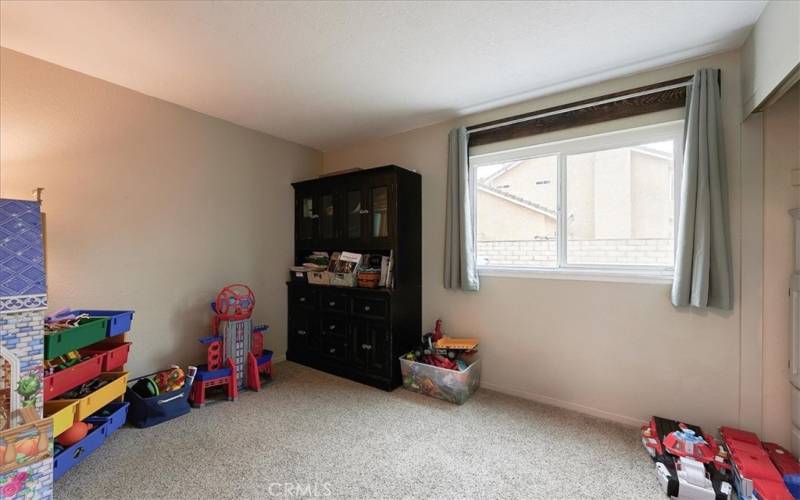 Downstairs Bedroom is used as a playroom.