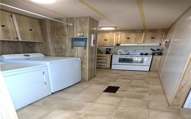 Indoor Laundry Area has direct access to the Carport