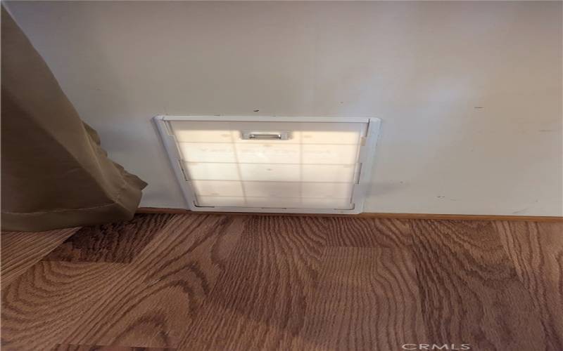 Small Pet Door in Living Room