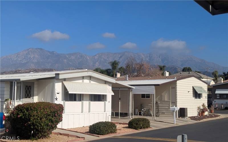 Home has Views of the local Mountains