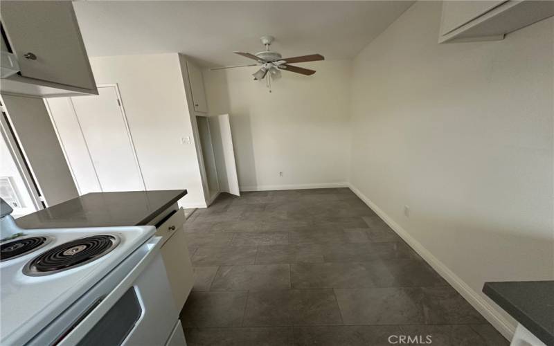 Dining Area with Pantry Storage