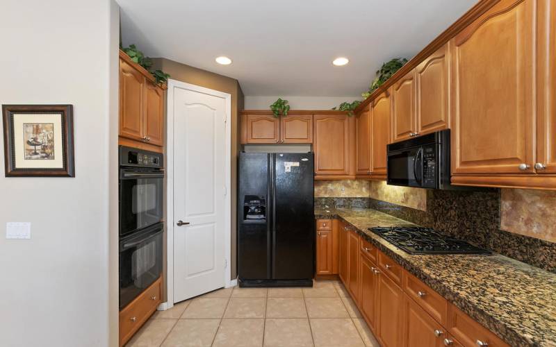 Kitchen with pantry