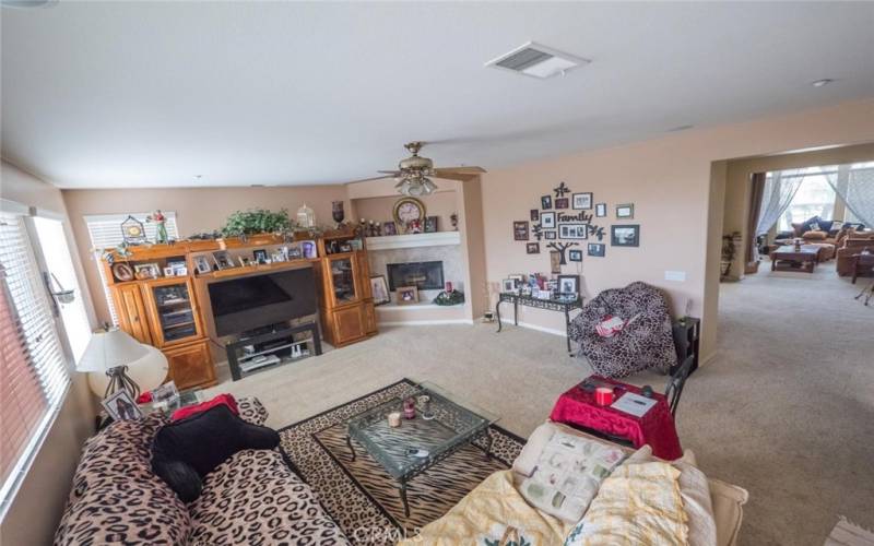 Family Room with Fireplace