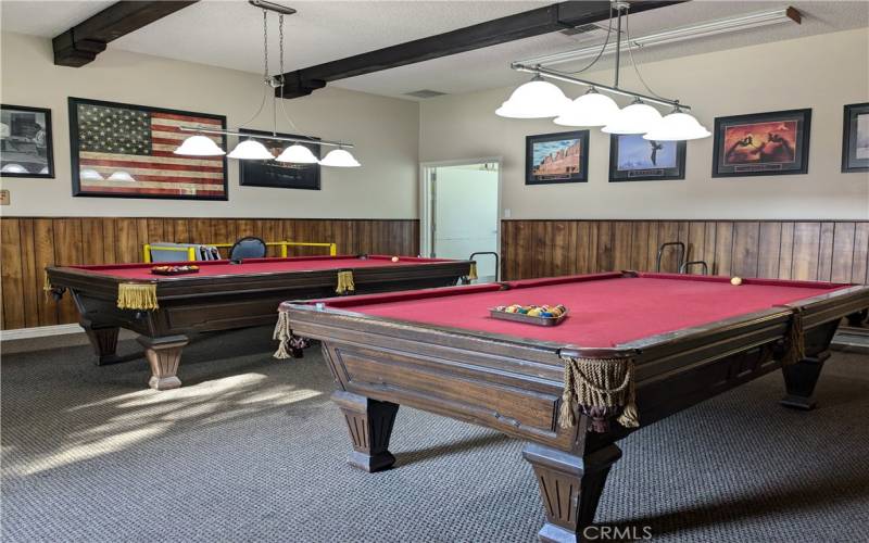 Community pool tables