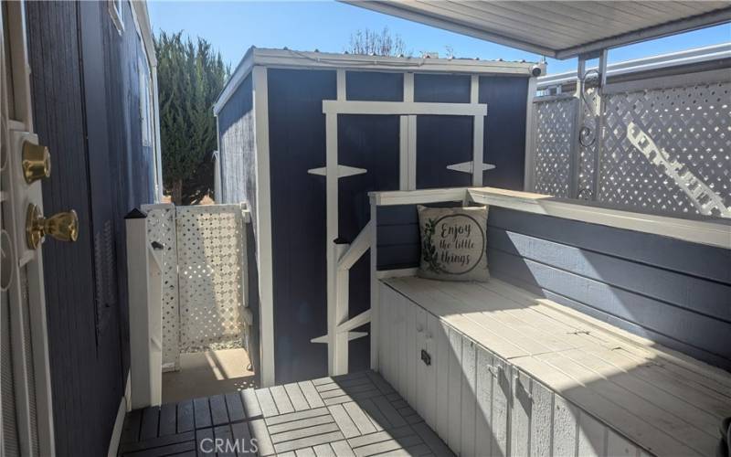 Back Porch with Seating Area