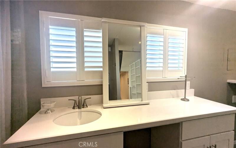 Built-in Vanity in Primary Bath